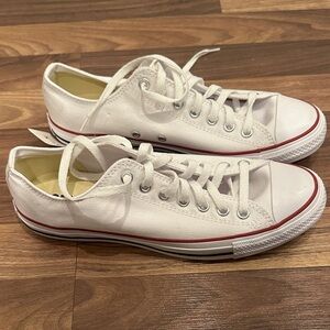White Converse Low-Top Sneakers